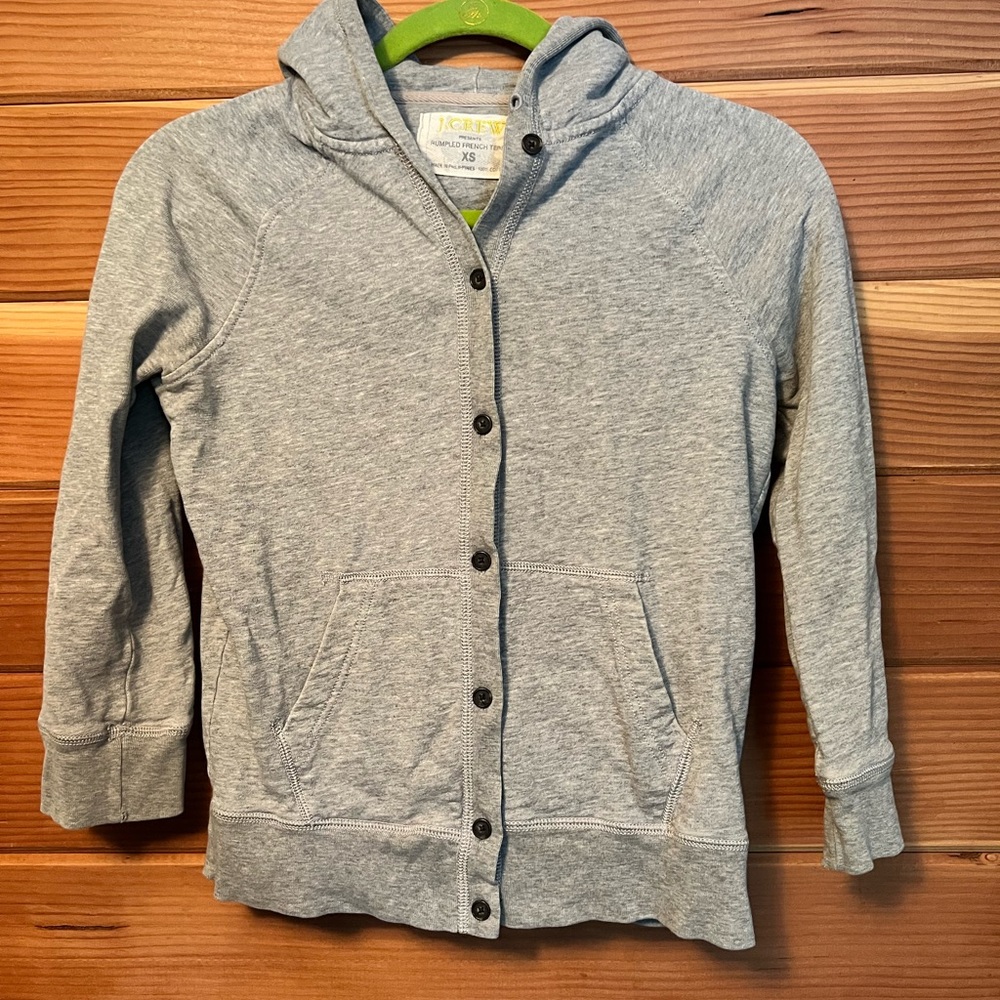 J. Crew Sweatshirt cardigan